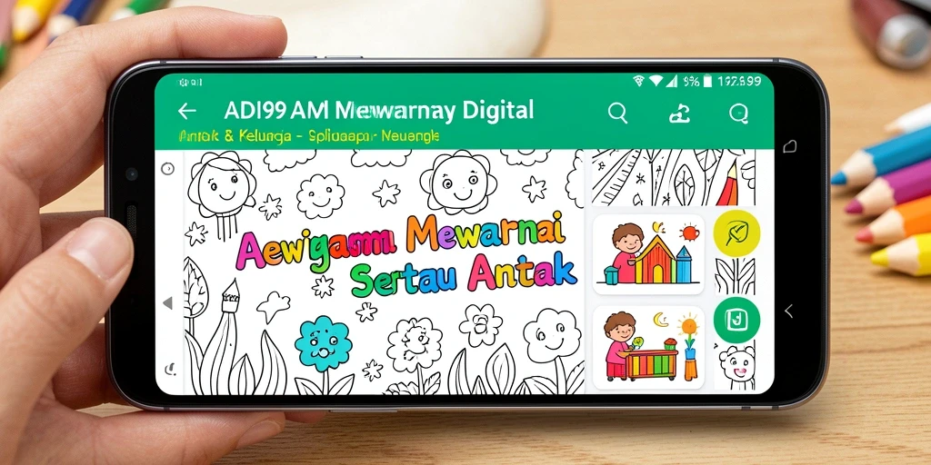 Antarmuka ADI99 yang cerah dan mudah digunakan untuk anak-anak.